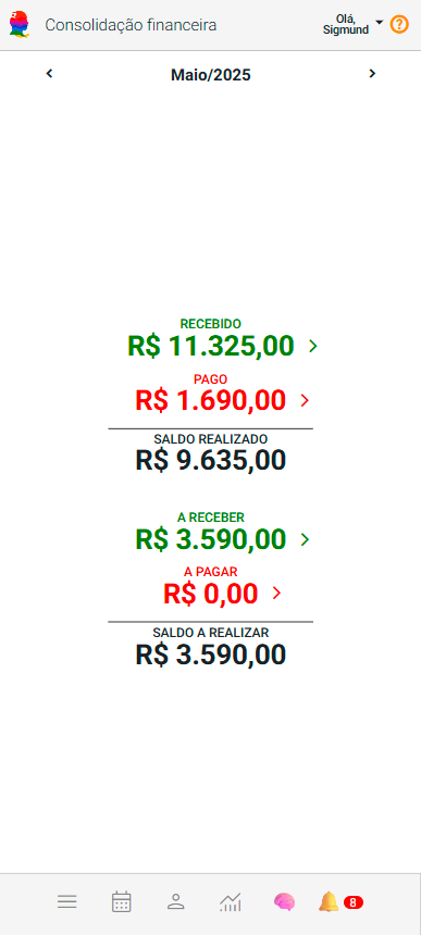 Consolidação Financeira