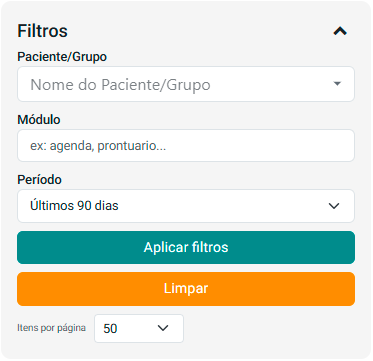 Filtros Segurança e Auditoria