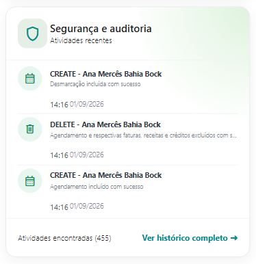 Segurança e auditoria