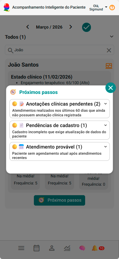 Acompanhamento Inteligente do Paciente