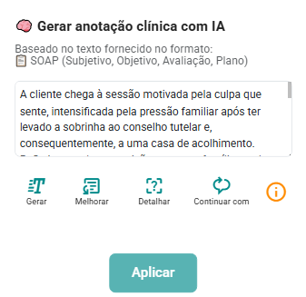 Ações da IA
