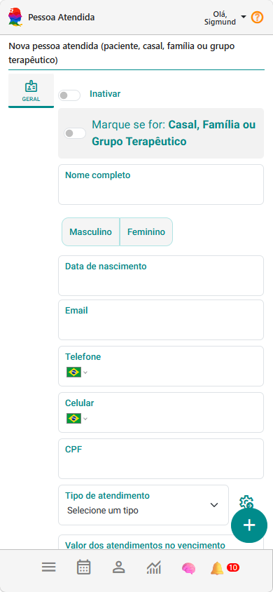 Pessoa Atendida