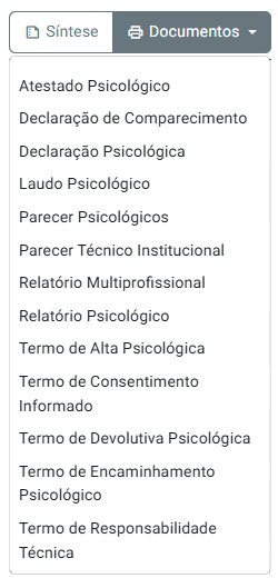 Botão Documentos