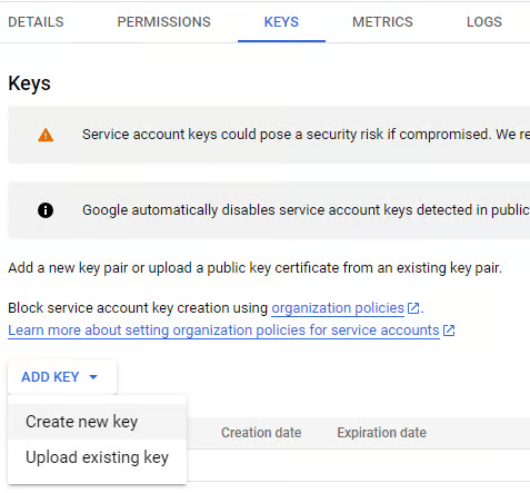 Painel Configurações