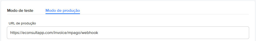 Painel Configurações