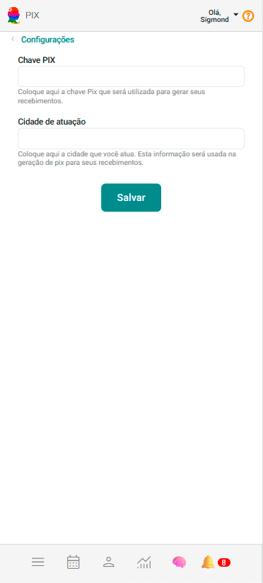 Painel Configurações