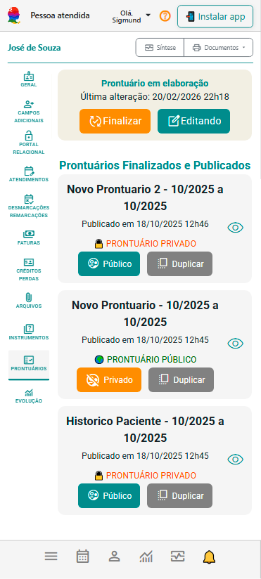 Prontuário