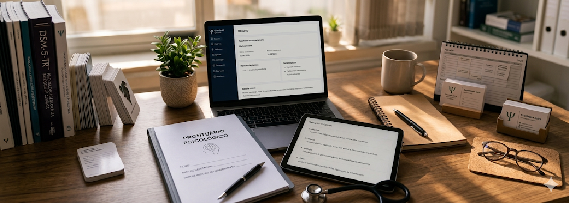 Como elaborar prontuários psicológicos no eConsult com exemplos práticos e modelos em PDF