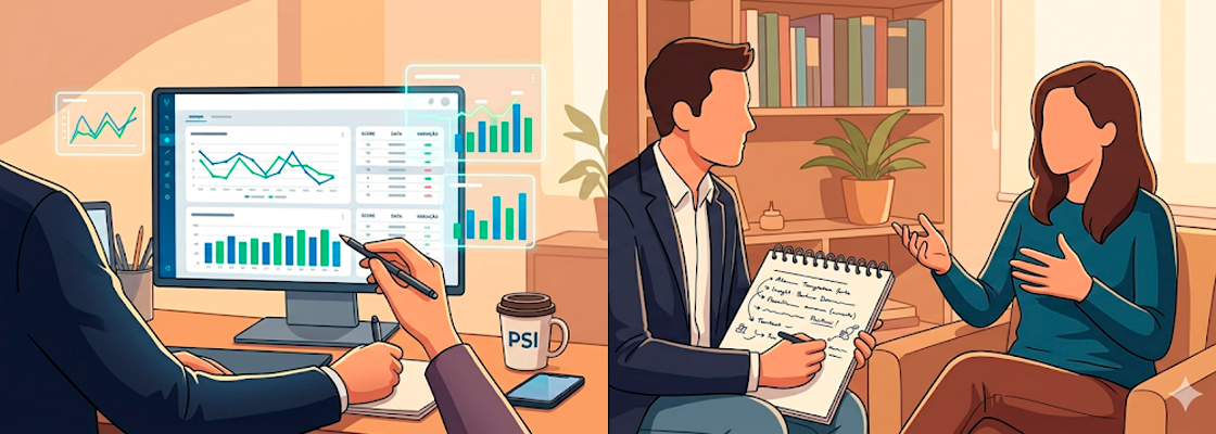 O risco dos dashboards na psicologia e os limites das escalas no acompanhamento clínico longitudinal