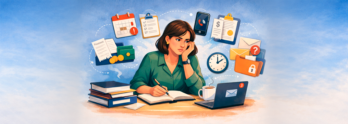 Tarefas administrativas na rotina do psicólogo